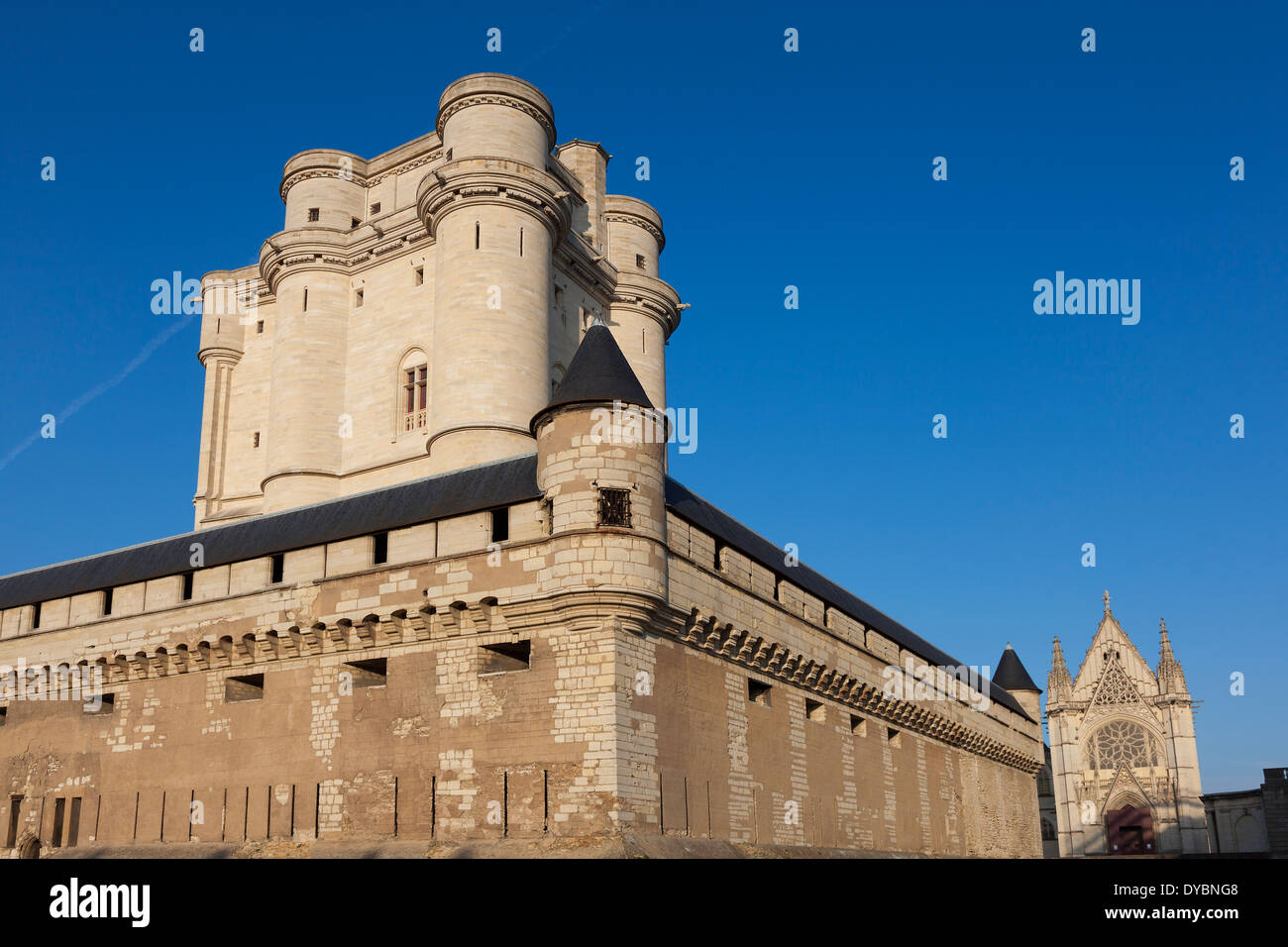 Il castello di Vincennes, Parigi, Ile-de-France, Francia Foto Stock
