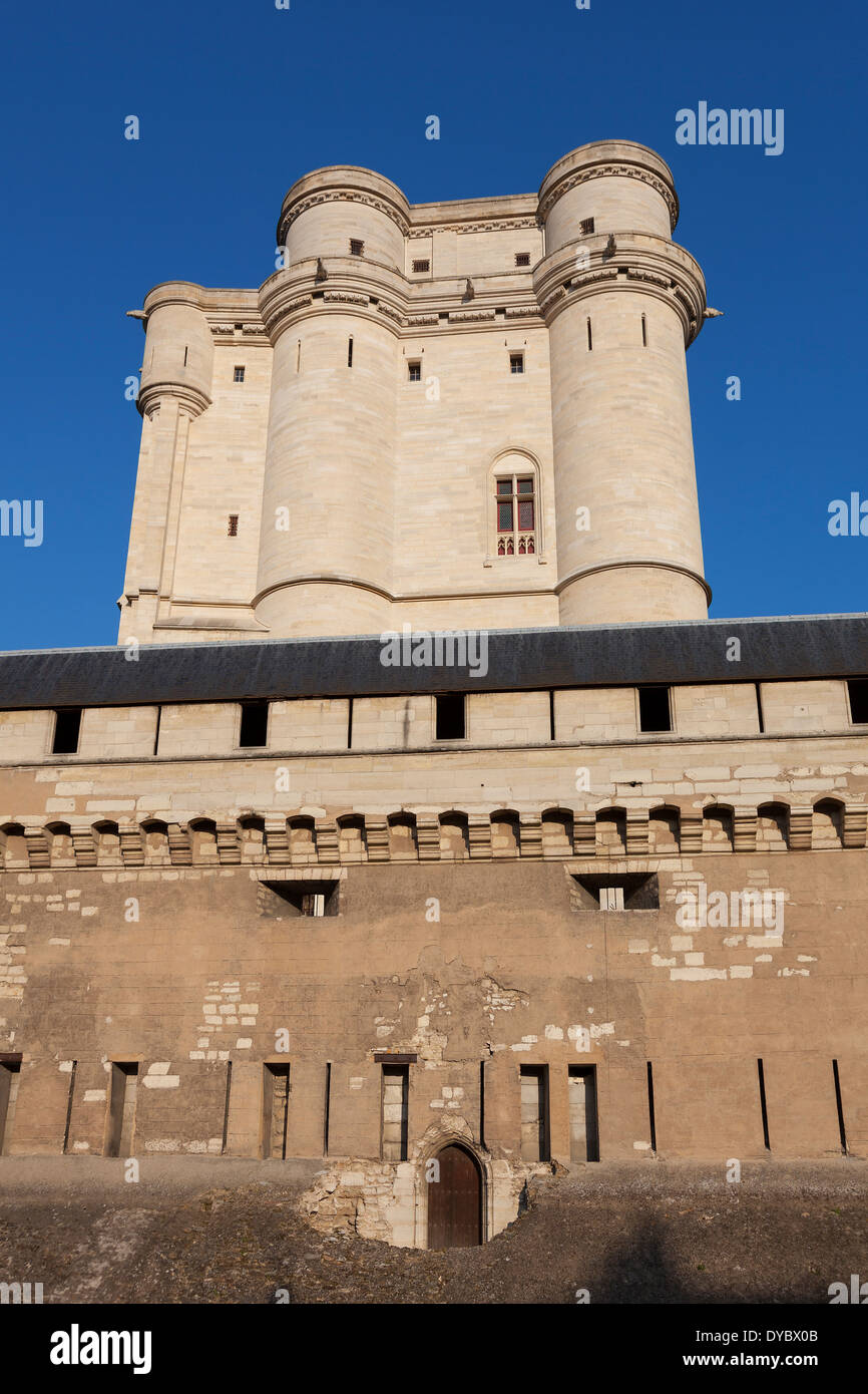 Il castello di Vincennes, Parigi, Ile-de-France, Francia Foto Stock