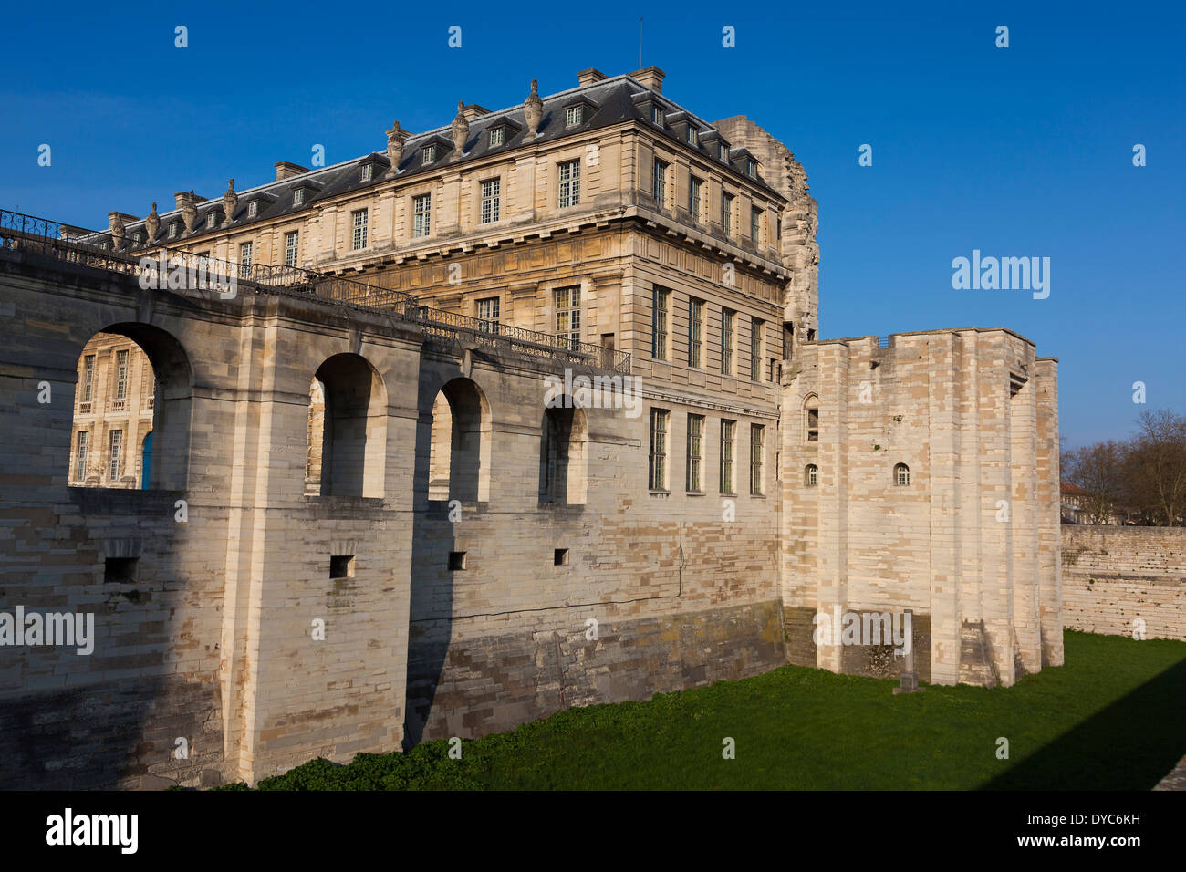 Il castello di Vincennes, Parigi, Ile-de-France, Francia Foto Stock