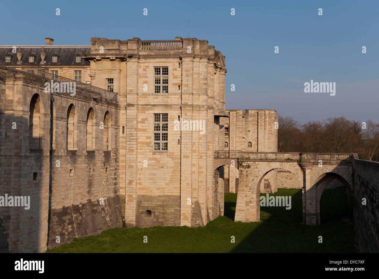Il castello di Vincennes, Parigi, Ile-de-France, Francia Foto Stock