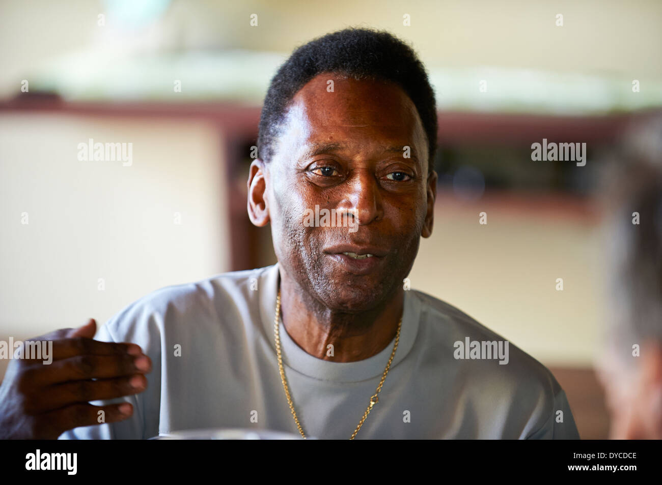 Pele, leggendario calciatore. Foto Stock