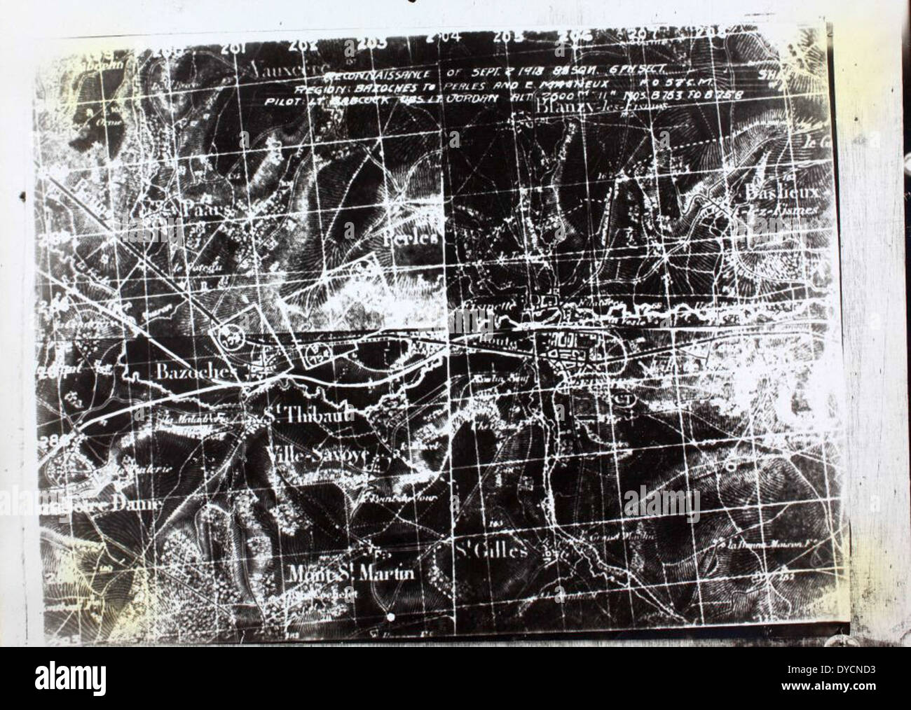 La Philip Babcock Collection include foto e registrazioni del 88th Aero Squadron della prima guerra mondiale. Questo squadrone fu una delle tante unità americane che parteciparono a combattimenti aerei e ricognizioni durante la guerra, contribuendo alla vittoria degli Stati Uniti. Foto Stock