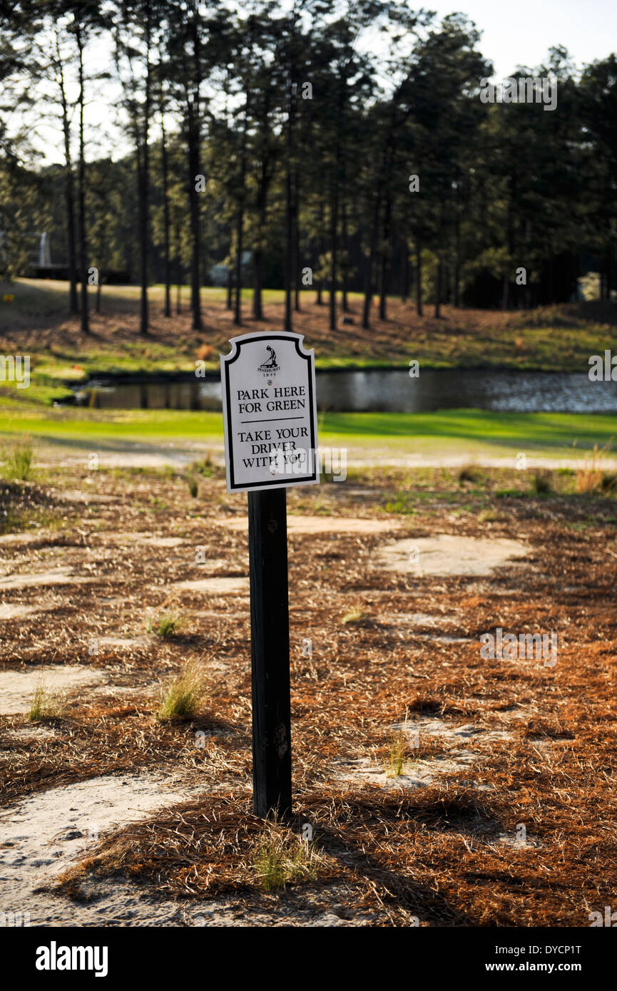 Pinehurst Resort and Country Club in Pinehurst North Carolina Foto Stock