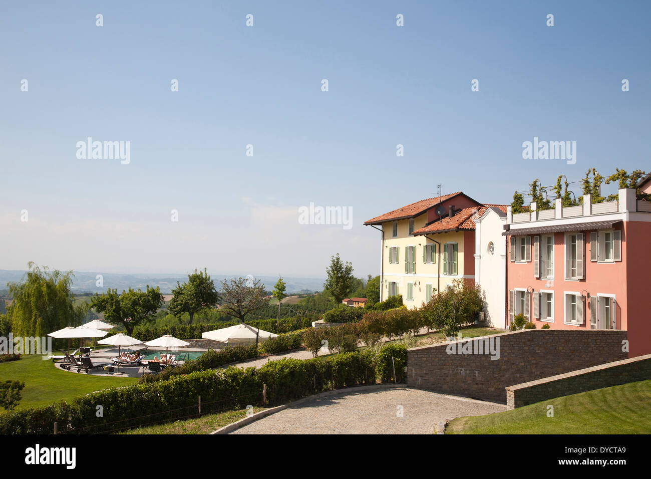 Villa d' amelia , benevello, cuneo, Langhe, PIEMONTE, ITALIA, EUROPA Foto Stock