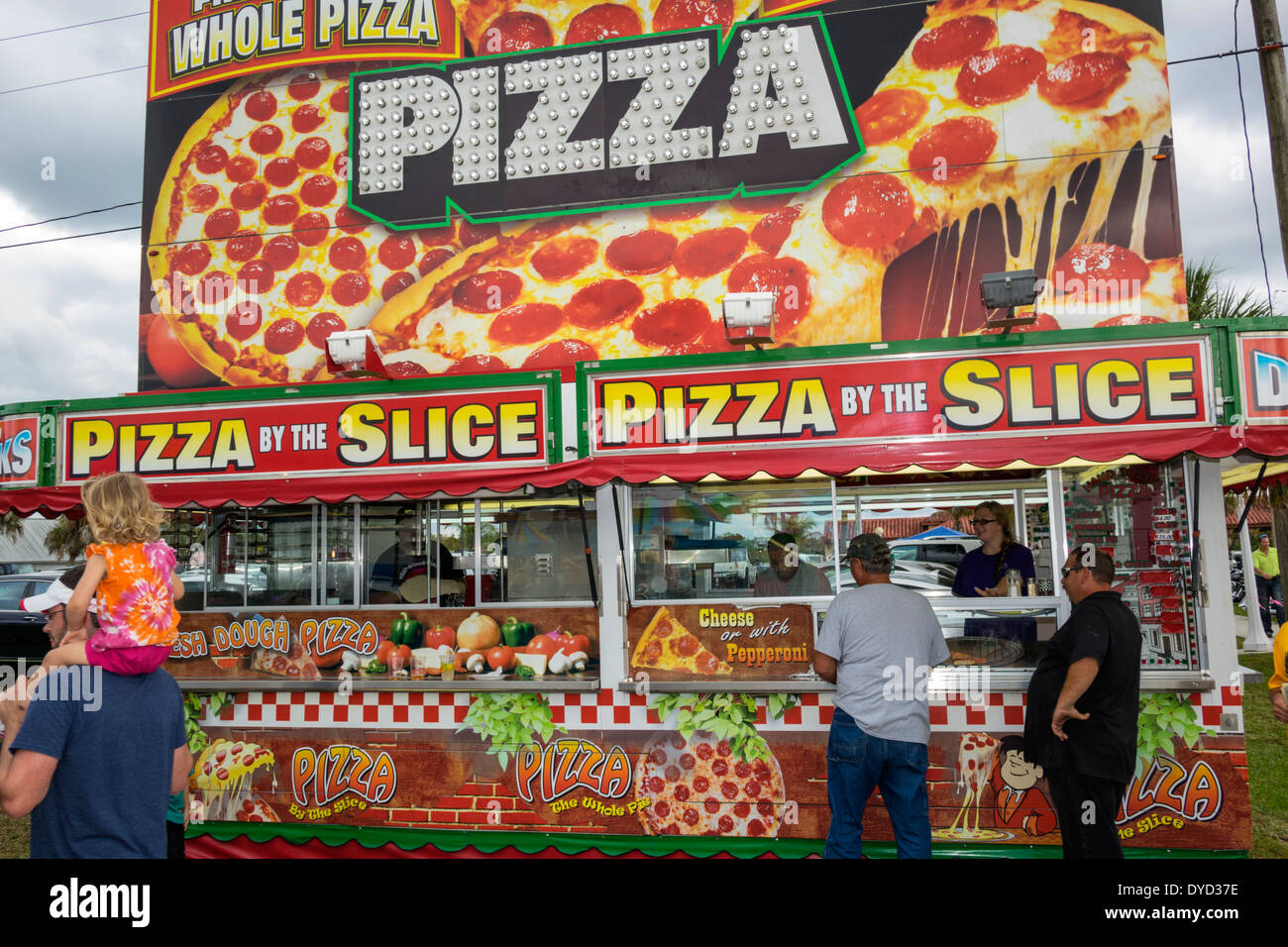 Everglades City Florida, Seafood Festival, evento annuale della comunità, cibo, venditori di fornitori, stand stand stand stand commercianti mercato marketplac Foto Stock