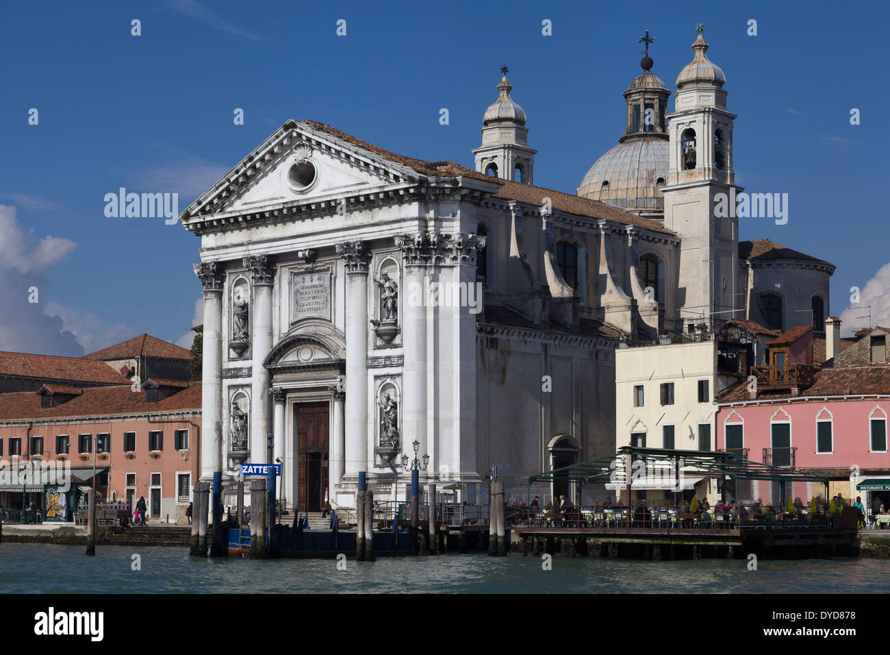 Santa Maria del Rosario (I Gesuati), del XVIII secolo la Chiesa dominicana, Canale della Giudecca, Dorsoduro, Venezia, Italia Foto Stock