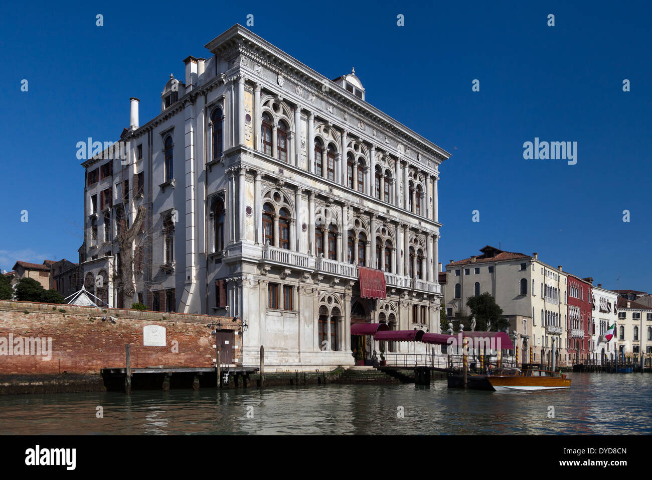 Casinò di Venezia a Ca' Vendramin Calergi, sul Grand Canal, Venezia, Italia; anche dove morì Richard Wagner e sede del Museo Wagner Foto Stock