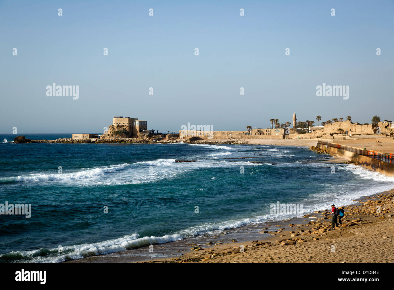 Antica città di Cesarea, Israele. Foto Stock