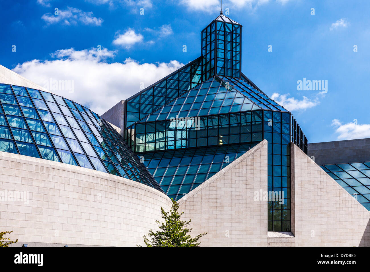 Il MUDAM Museum of Modern Art nel quartiere Kirchberg della città di Lussemburgo. Foto Stock