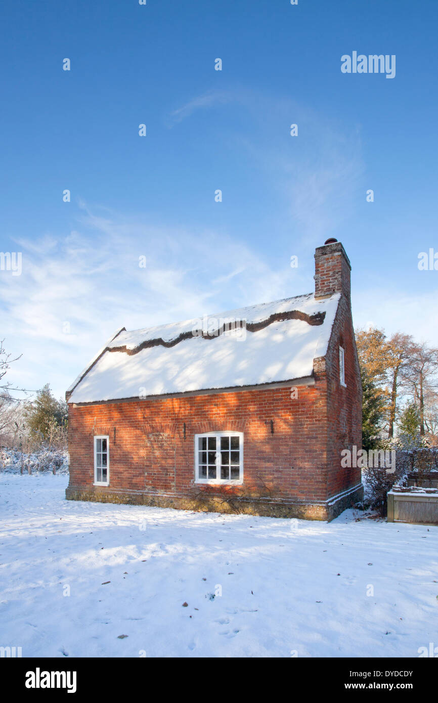 Toad Foro Cottage è un tradizionale marshmans cottage in Norfolk Broads. Foto Stock