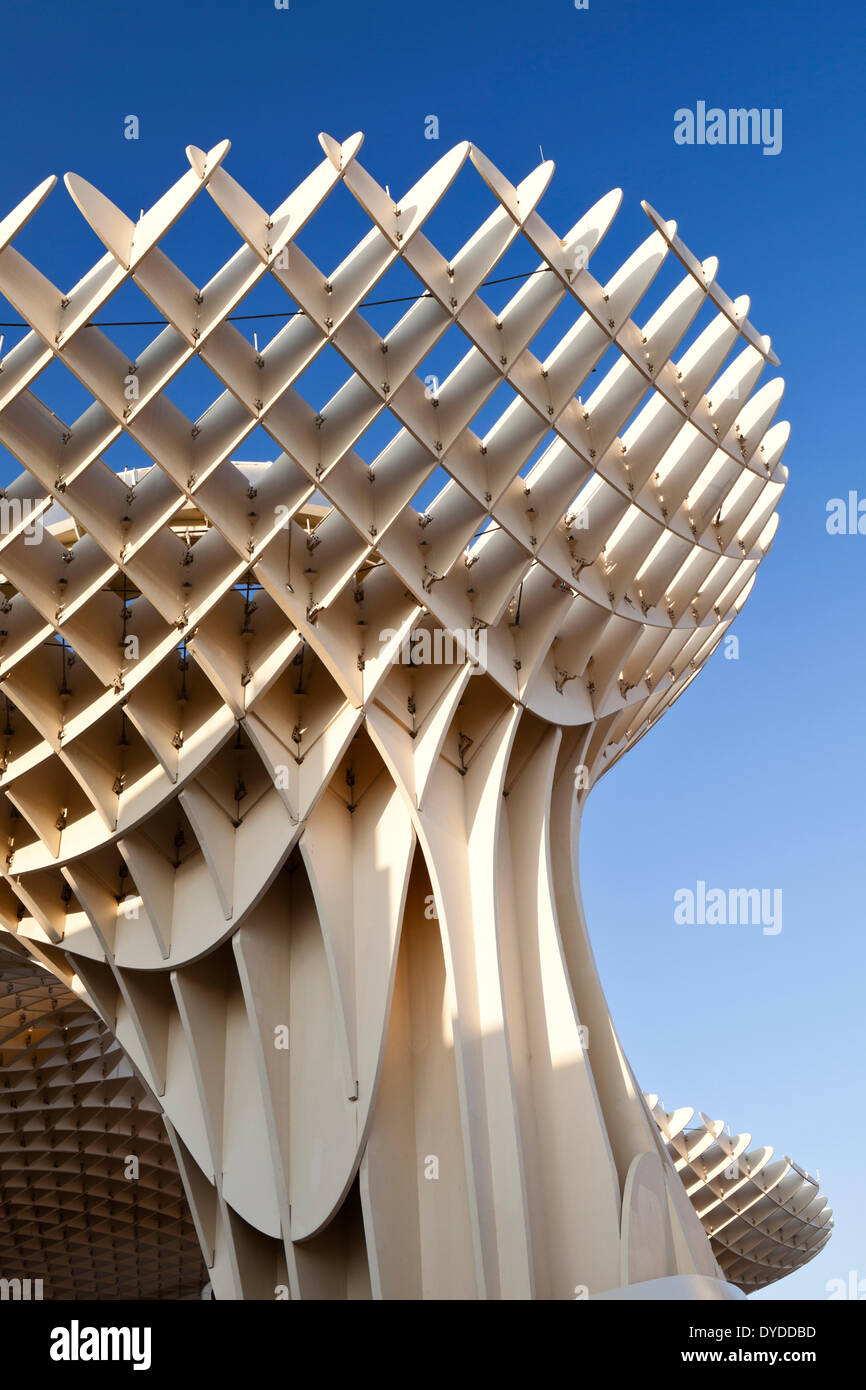 Fungo Metropol Parasol nella Plaza de la Encarnación a Siviglia. Foto Stock