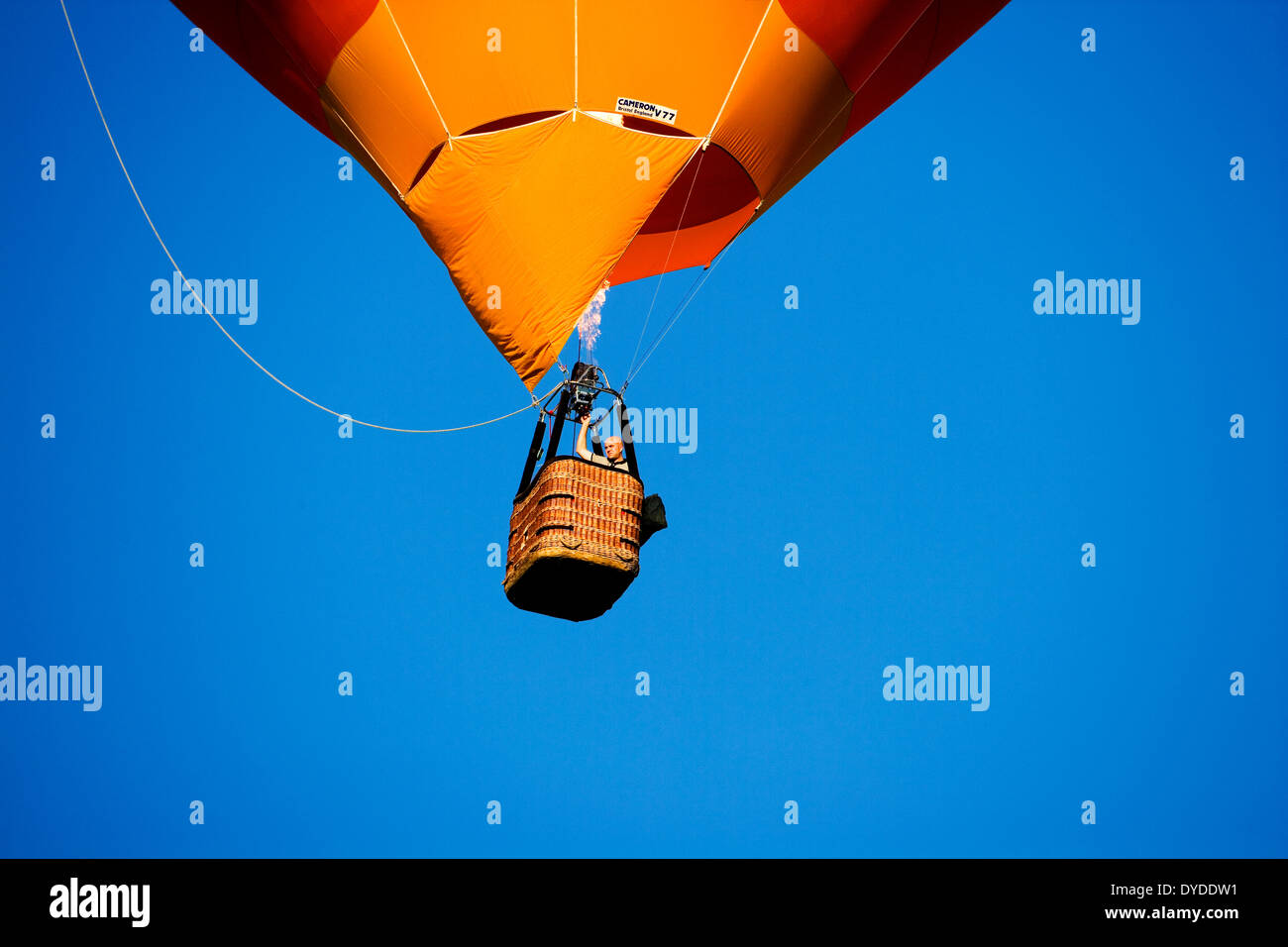 Una mongolfiera. Foto Stock