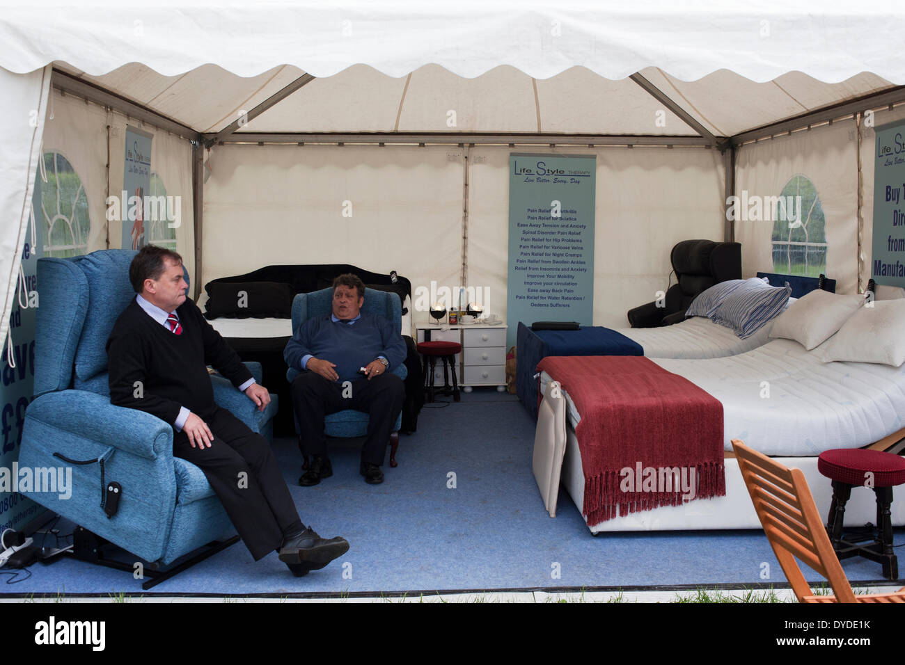 Mobili ortopedico venditore al bagno e West show. Foto Stock