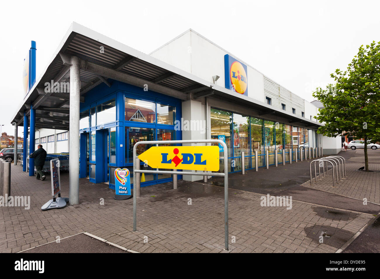 Supermercato Lidl esterno in Littlehampton. Foto Stock