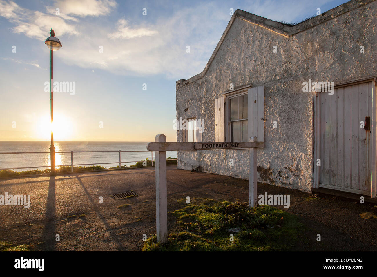 Una casa sul lungomare di Southwold. Foto Stock