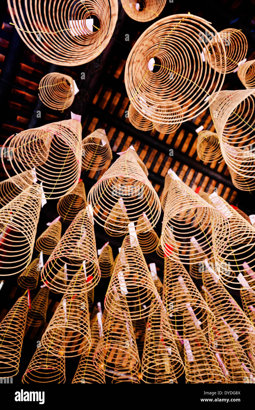 Thien Hau Pagoda nella Chinatown di Ho Chi Minh City. Foto Stock