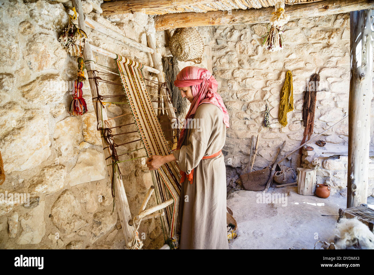 Nazareth Village, ricreando Nazareth al tempo di Gesù di Nazaret, Bassa Galilea regione, Israele. Foto Stock