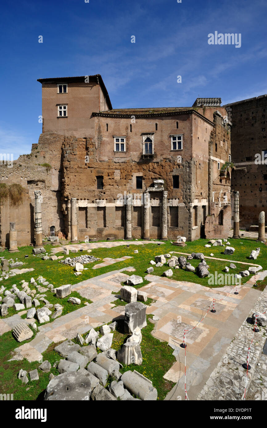 Italia, Roma, foro di Augusto e Casa dei Cavalieri di Rodi Foto Stock