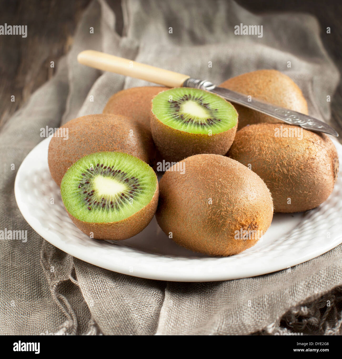 Kiwi freschi Foto Stock