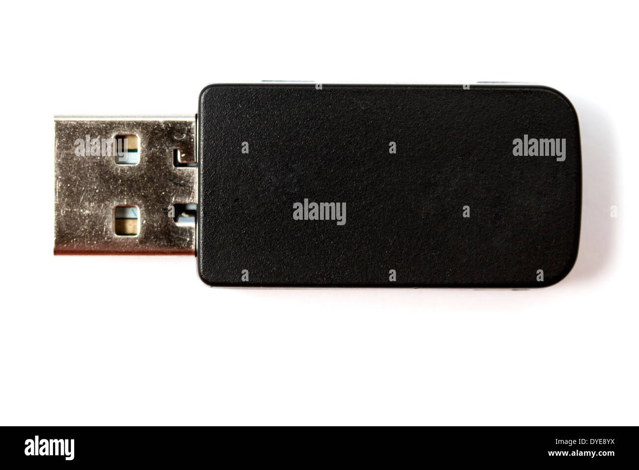 Memory stick USB isolato su sfondo bianco Foto Stock