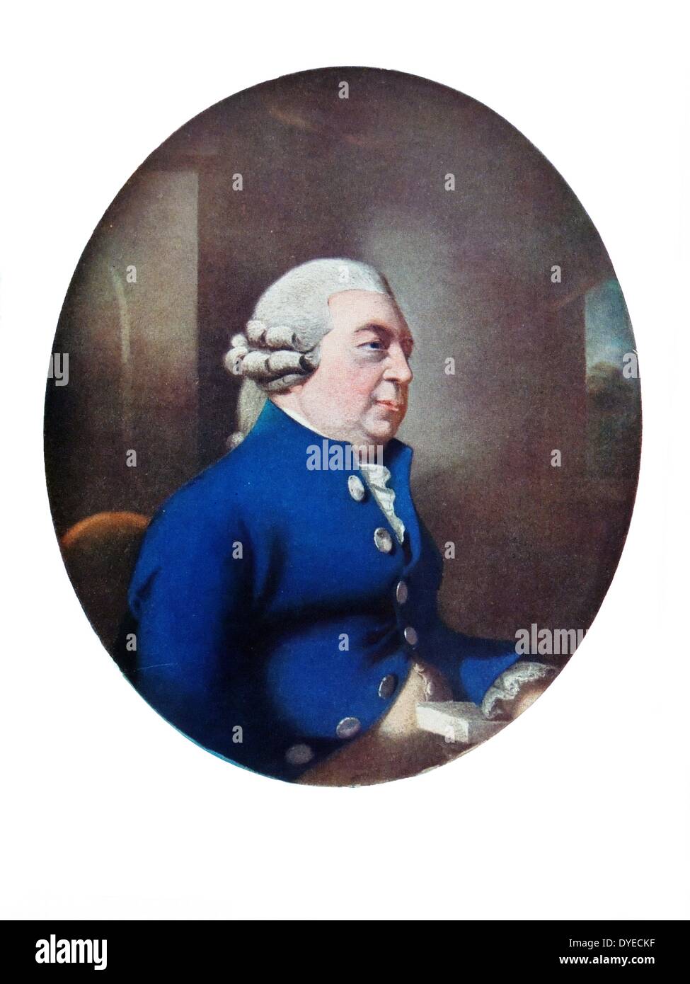 Ritratto di Sir Elia Impey (1732 - 1809) un giudice britannico e MP per nuovi Romney. Da Sir Thomas Lawrence (1769 - 1830) leader inglese ritratto pittore e presidente della Royal Academy. Datata 1800. Foto Stock