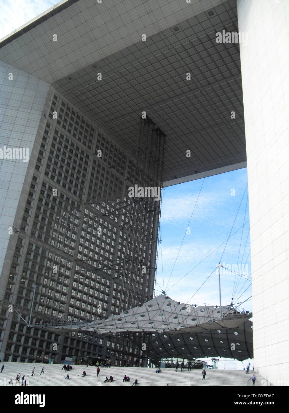 Grande Arche 1989. Un monumento e la costruzione nel quartiere degli affari di Francia. Inoltre riferito a come l'Arche de la Defense. La Grande Arche © 2016 Johan Otto von Spreckelsen Foto Stock