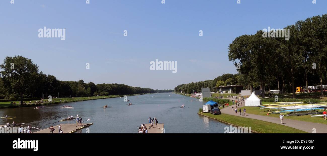 1928 Olimpico di canottaggio Lago 2013. Amsterdam Foto Stock