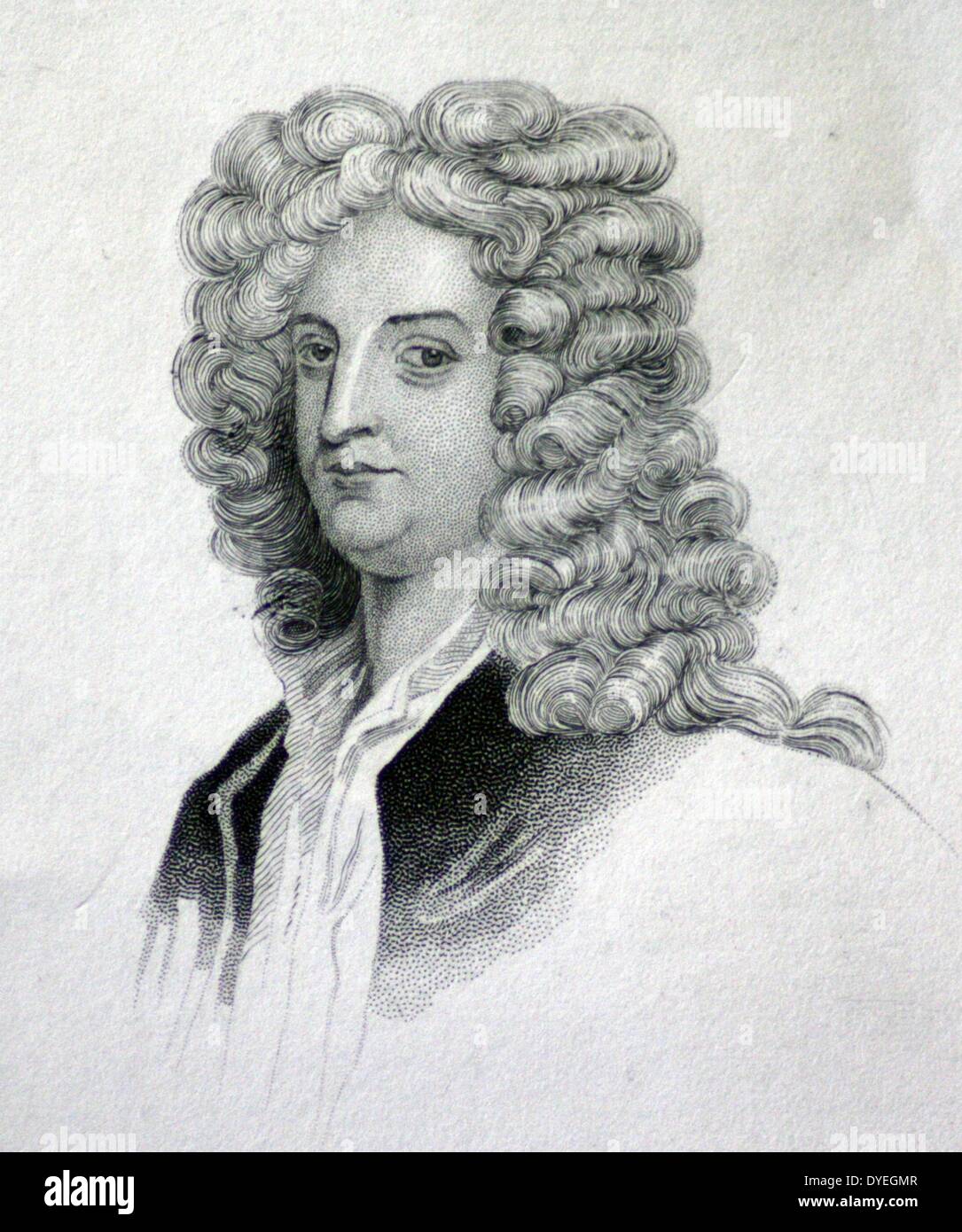 Joseph Addison (1 maggio 1672 - 17 giugno 1719) era un inglese un saggista, poeta, drammaturgo e uomo politico. Egli era il primogenito del reverendo Lancelot Addison. Il suo nome è di solito ricordato accanto a quella della sua lunga amico Richard Steele, con cui fondò la rivista dello spettatore Foto Stock