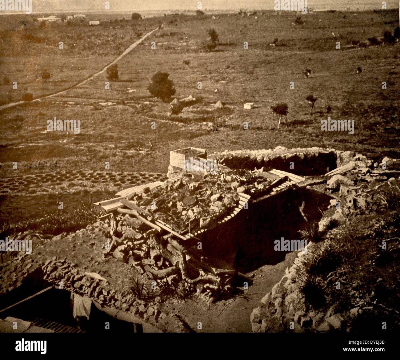 La prima guerra mondiale - Durante la guerra mondiale I, Garoua nella colonia tedesca del Camerun è stato catturato dai britannici e delle forze francesi sotto i generali Brisset e Cunliffe, sequestrato la zona dai tedeschi. 1914 Foto Stock