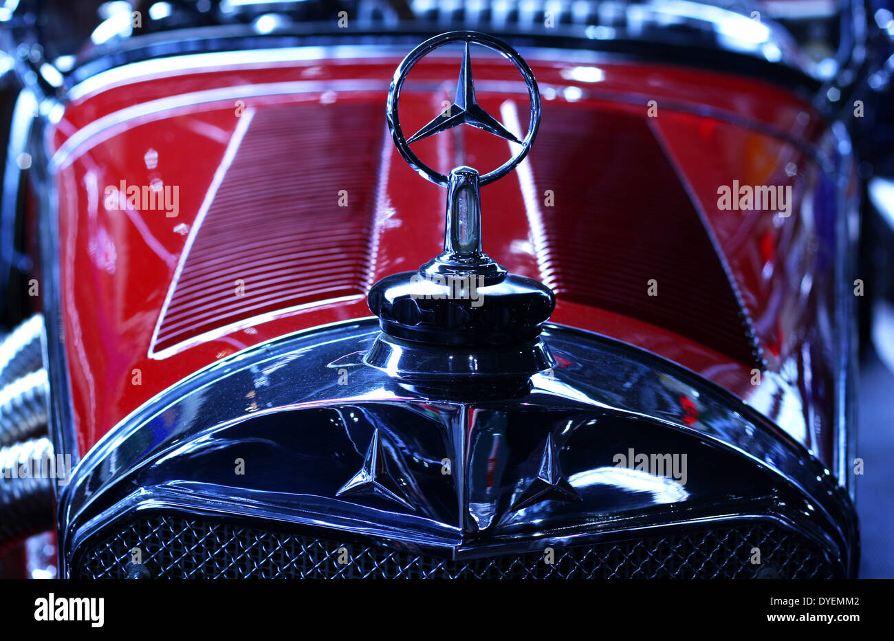 1928 Mercedes-Benz 36/220 auto è stata prodotta in seguito alla fusione di Daimler Benz e nel 1926. Essa è stata progettata da Ferdinand Porsche e questo particolare veicolo era di proprietà dell'attore Peter Ustinov. Foto Stock