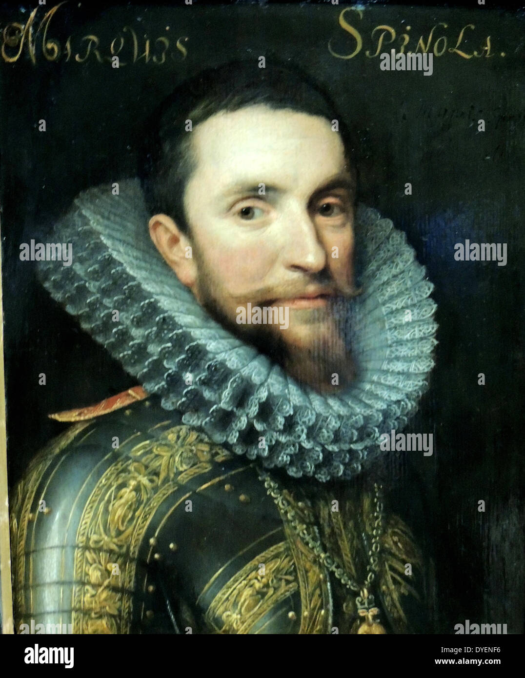 Ritratto di Maurits (1567-1625), il principe di Orange., da officina di Michiel Jansz. van Mierevelt (1567, Delft - 1641). Data Foto Stock
