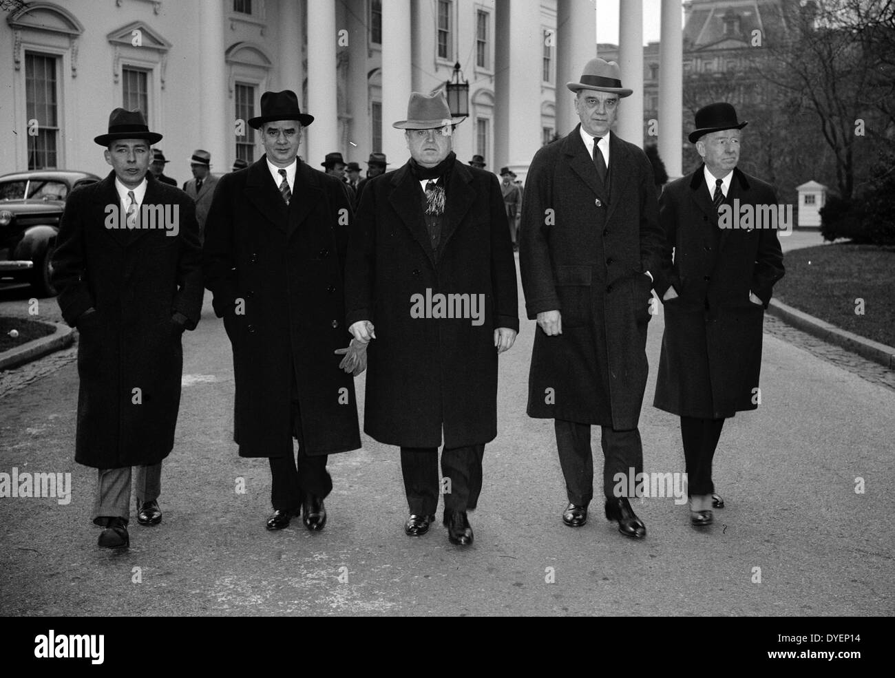 Il capitale e il lavoro di leader presso la Casa Bianca. Washington D.C., 19400101 Foto Stock