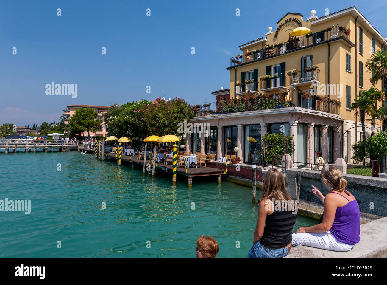 Hotel Sirmione Sirmione sul Lago di Garda, Italia Foto Stock