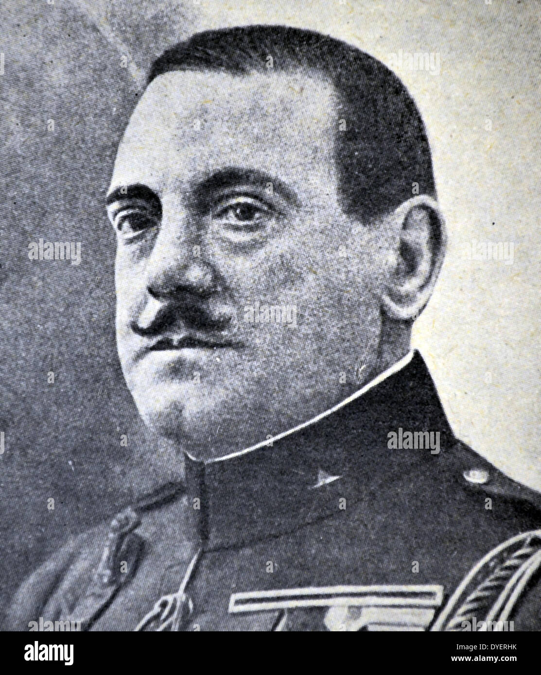 Severiano Martinez Anido (Ferrol, La Coruña, 21 maggio 1862 - Valladolid, 24 dicembre 1938) era un esercito spagnolo, il Ministro degli interni con la dittatura di Primo de Rivera e ministro dell'ordine pubblico del primo governo del generale Francisco Franco. Foto Stock