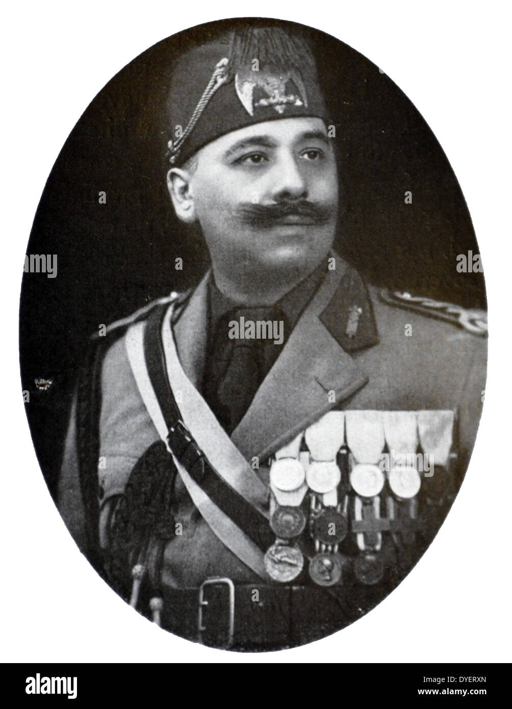 Cesare Maria de Vecchi, primo Conte di Val Cismon (14 novembre 1884 - 23 giugno 1959) era un soldato italiano, amministratore coloniale fascista e politico. Foto Stock