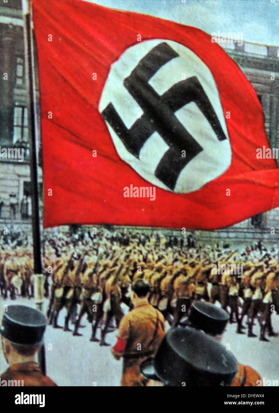 Brunswick Nazi rally circa 1933 Foto Stock