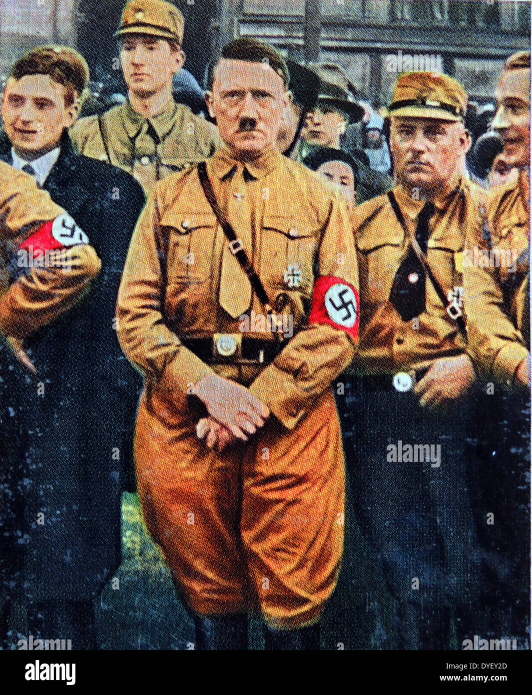Adolf Hitler in Brunswick 1931 Foto Stock