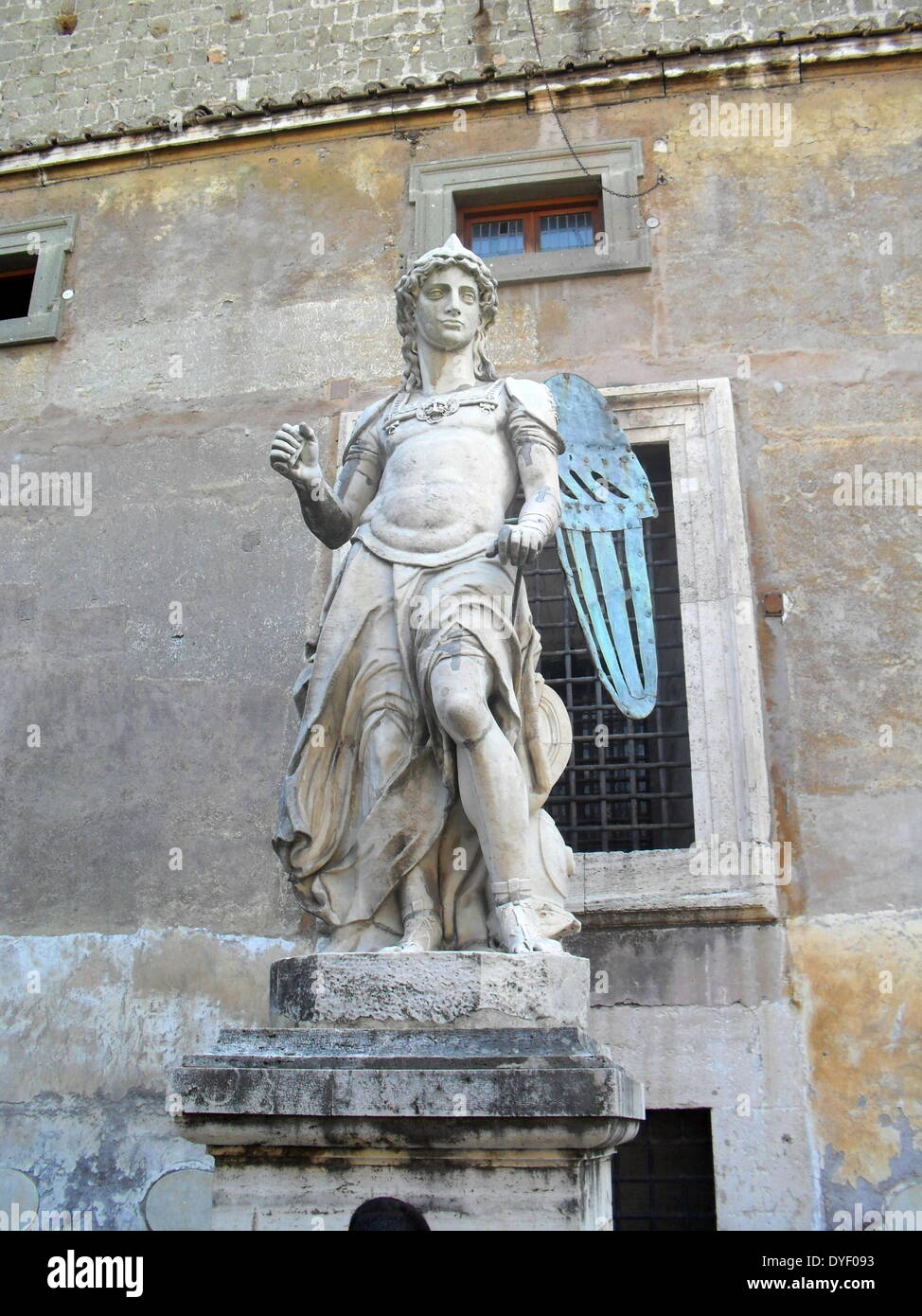 Raffaello da Montelupo "Arcangelo Michele' (St. Michael). Circa 1536-1544. Realizzato per la parte superiore del Castel Sant'Angelo, Roma, Italia. Foto Stock