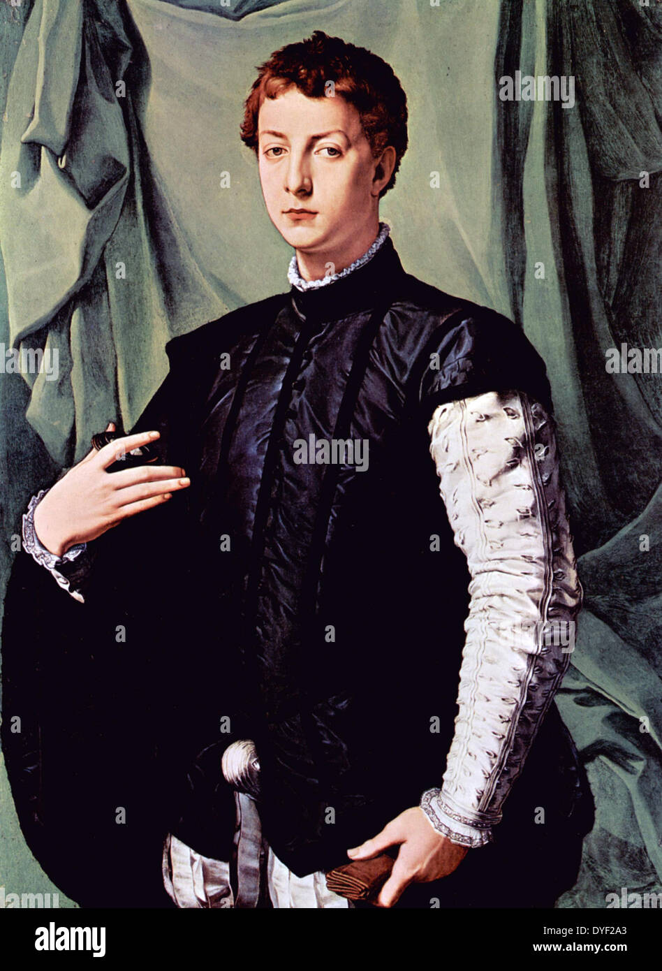 Ritratto di Ludovico Capponi 1551. da Agnolo di Cosimo Bronzino (1503 - 1572), Agnolo Bronzino era un italiano manierista da Firenze. Foto Stock