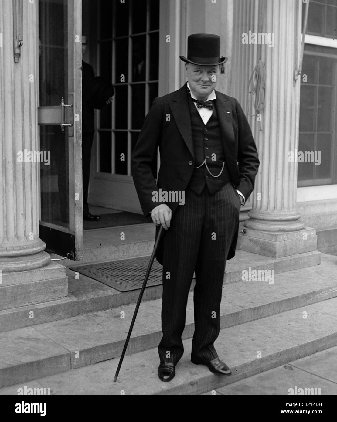 Fotografia di Winston Churchill 1929. Foto Stock