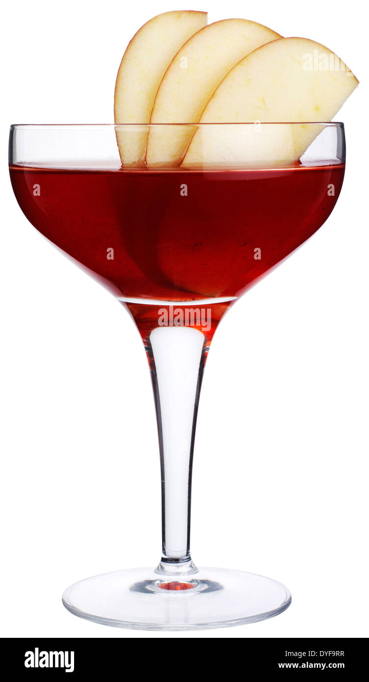 Un bicchiere di cocktail HORROR SU STRADA Foto Stock