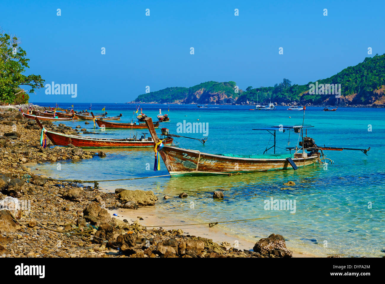 Thailandia, provincia di Krabi, Ko Phi Phi Don island Foto Stock