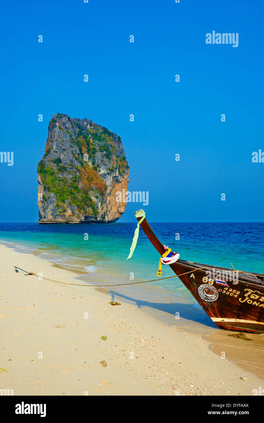 Thailandia, provincia di Krabi, Ko Poda island Foto Stock