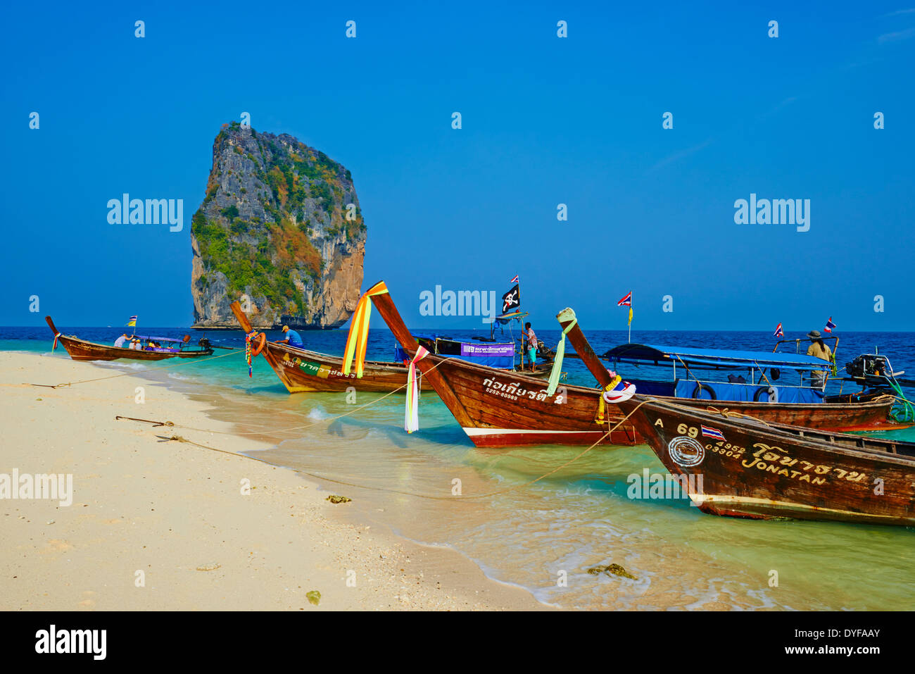 Thailandia, provincia di Krabi, Ko Poda island Foto Stock
