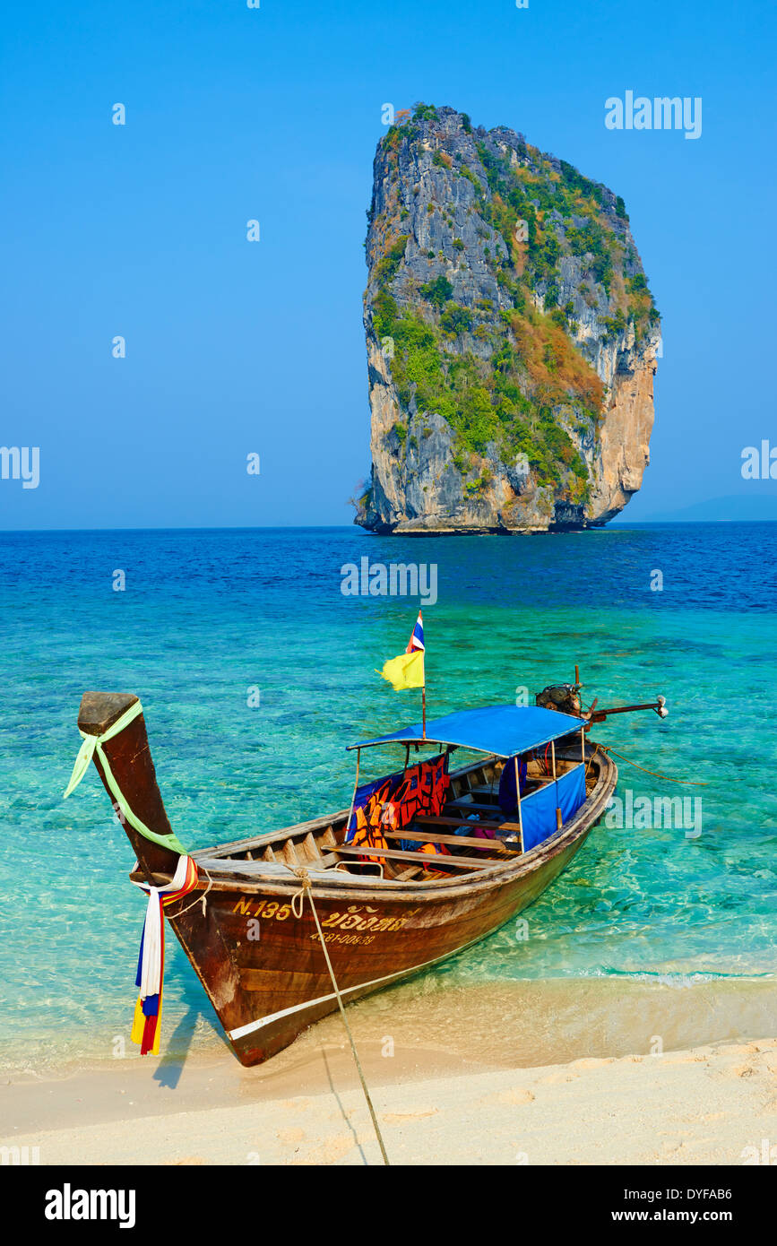 Thailandia, provincia di Krabi, Ko Poda island Foto Stock