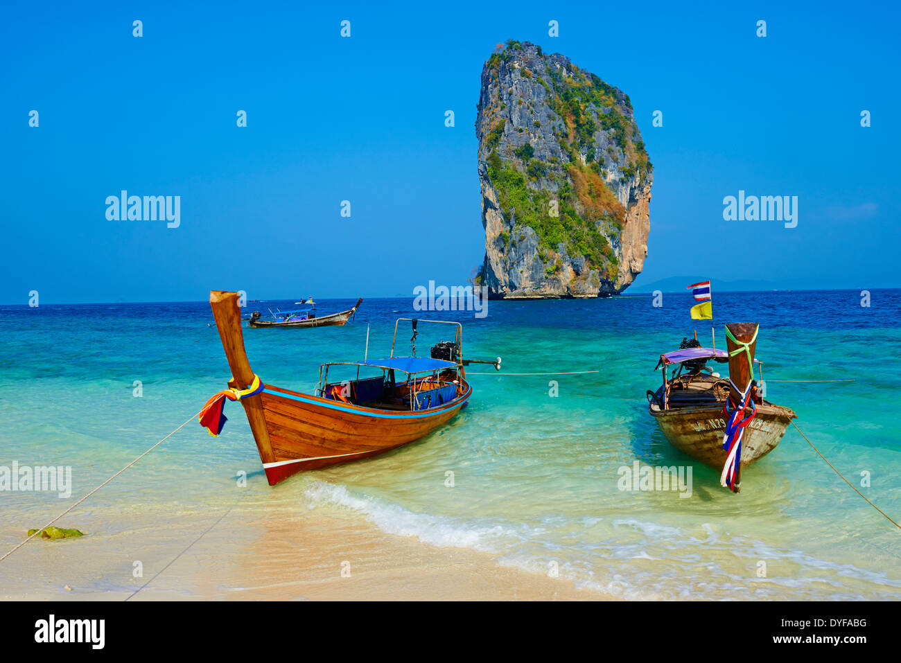 Thailandia, provincia di Krabi, Ko Poda island Foto Stock