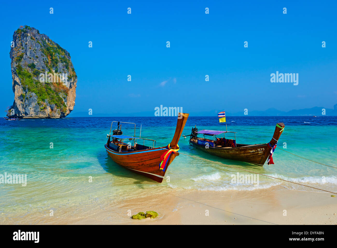 Thailandia, provincia di Krabi, Ko Poda island Foto Stock