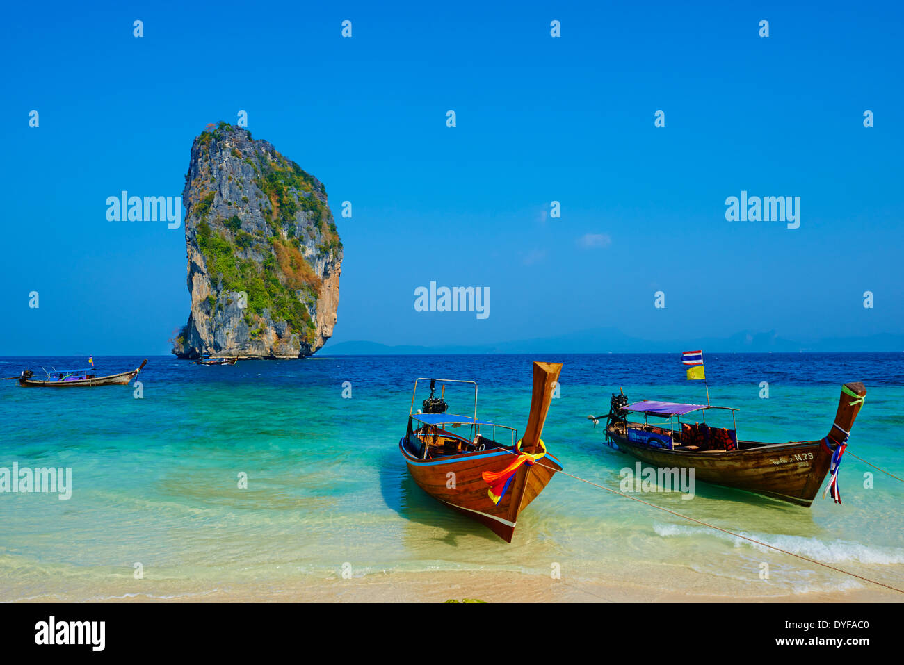 Thailandia, provincia di Krabi, Ko Poda island Foto Stock