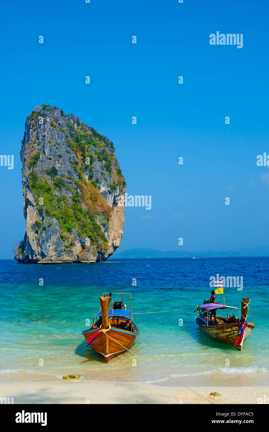 Thailandia, provincia di Krabi, Ko Poda island Foto Stock