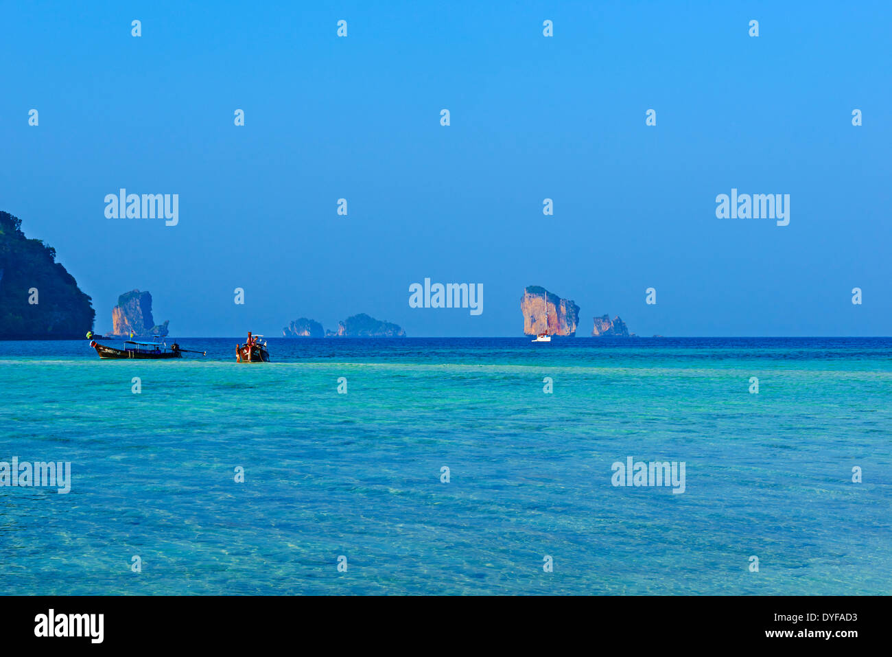 Thailandia, provincia di Krabi, Ko vasca isola Foto Stock